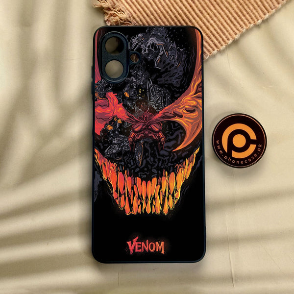 Samsung Galaxy A07 - Venom Case - Premium Metal Printed Soft Bumper Shock Proof Case