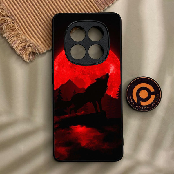 Xiaomi Redmi Note 15 - Wolf Design 5 - Premium Metal Printed Soft Bumper Shock Proof Case