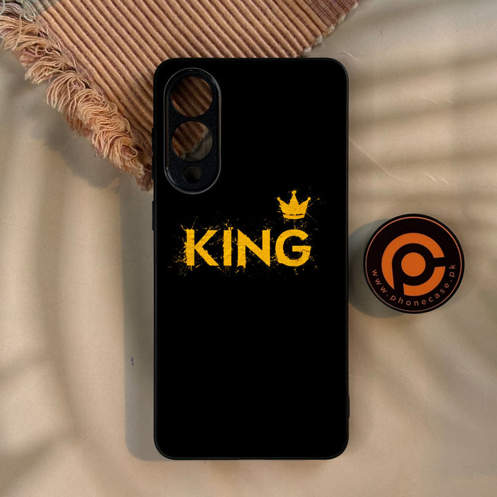 Galaxy S25 Edge - King Design 2 - Premium Metal Printed Soft Bumper Shock Proof Case