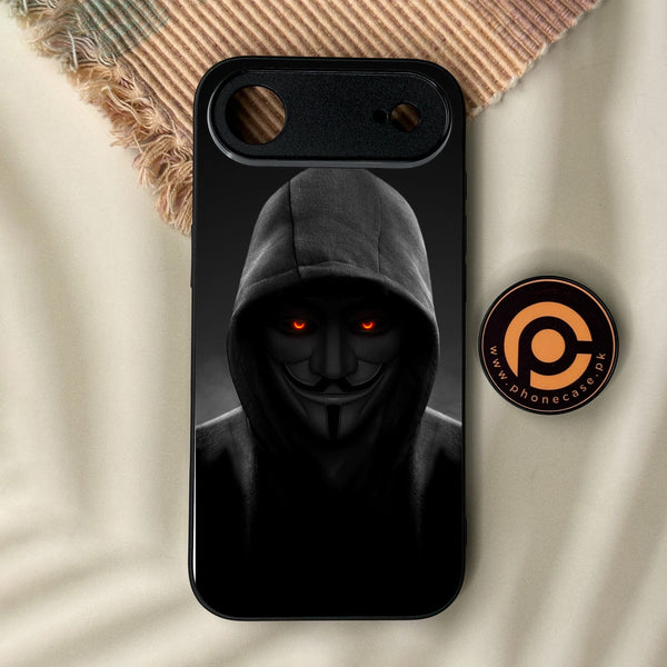 iPhone Air - Anonymous 2.0 Design 4 - Premium Metal Printed Soft Bumper Shock Proof Case