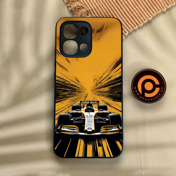 Oppo A6 Pro - Formula 1 Design 4 - Premium Metal Printed Soft Bumper Shock Proof Case