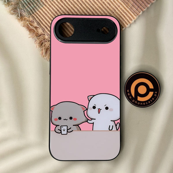 iPhone Air - Cute Bubu Dudu Design 2 - Premium Metal Printed Soft Bumper Shock Proof Case
