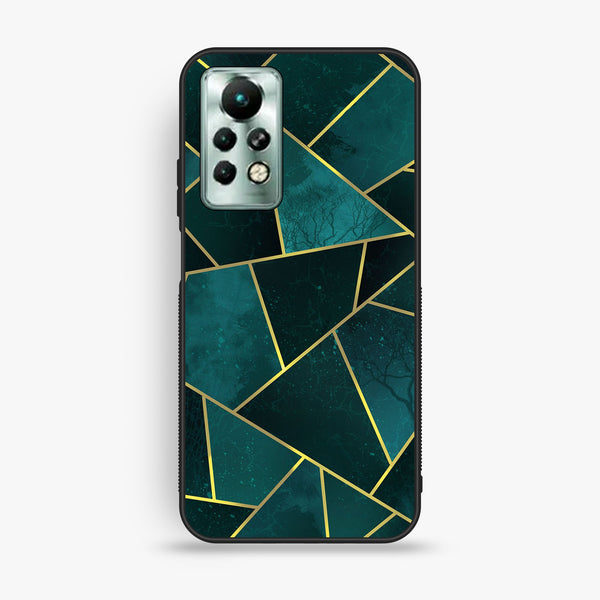Infinix Note 11 Pro - Geometric Design 1 - Premium Metal Printed Soft Bumper Shock Proof Case
