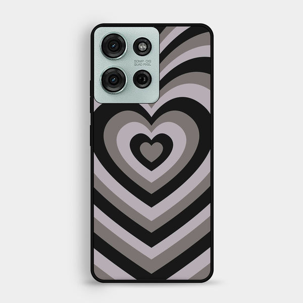 Motorola Moto G75 - Heartbeat Design 1 - Premium Metal Printed Soft Bumper Shock Proof Case