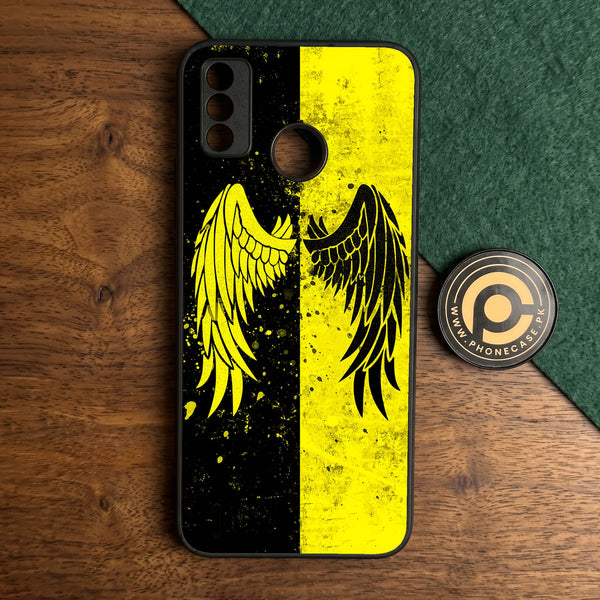 Tecno Spark 6 GO - Angel 2.0 Design 1 - Premium Metal Printed Soft Bumper Shock Proof Case