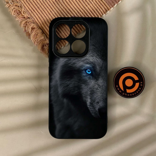Xiaomi 17 - Wolf Design 9 - Premium Metal Printed Soft Bumper Shock Proof Case