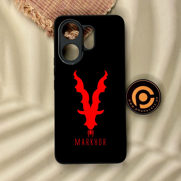Vivo V60 - Markhor Design 10 - Premium Metal Printed Soft Bumper Shock Proof Case