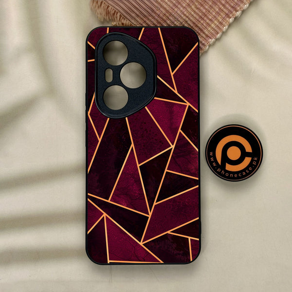 Honor 400 Pro - Geometric Design 7 - Premium Metal Printed Soft Bumper Shock Proof Case