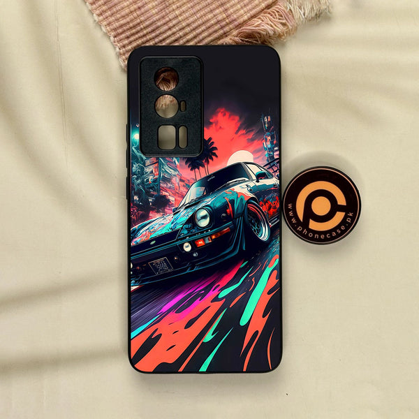 Xiaomi Redmi K60 Pro - Racing Series 2.0 Design 7 - Premium Metal Printed Soft Bumper Shock Proof Case