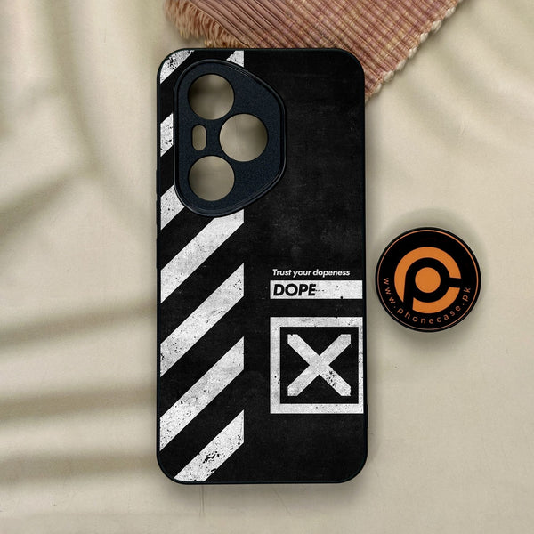 Honor 400 Pro - Trust Your Dopeness - Premium Metal Printed Soft Bumper Shock Proof Case