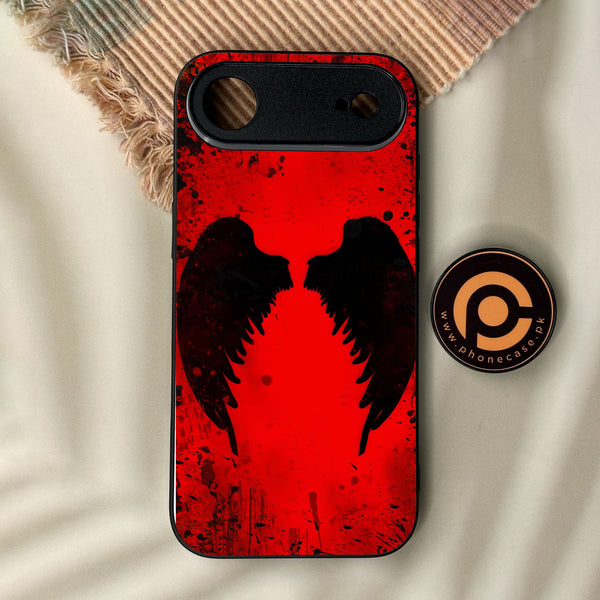 iPhone Air - Angel 2.0 Design 3 - Premium Metal Printed Soft Bumper Shock Proof Case