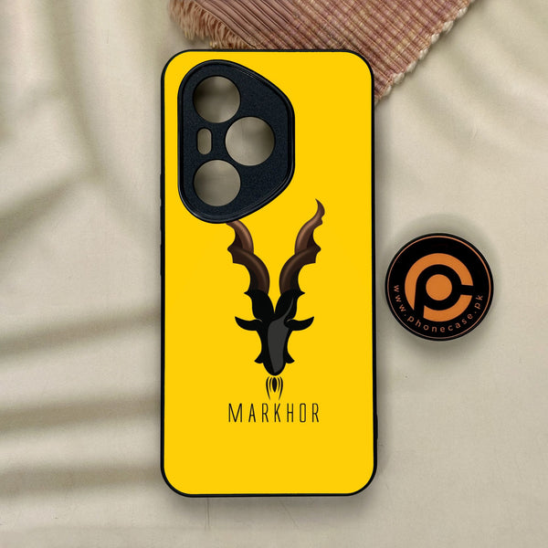 Honor 400 Pro - Markhor Design 1 - Premium Metal Printed Soft Bumper Shock Proof Case