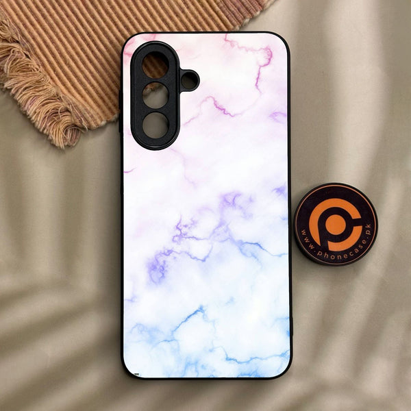 Samsung Galaxy A27 - White Design 2 - Premium Metal Printed Soft Bumper Shock Proof Case