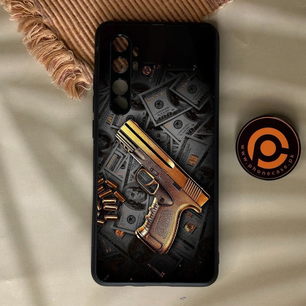 Xiaomi Mi Note 10 Lite - Dollar Design 7 - Premium Metal Printed Soft Bumper Shock Proof Case