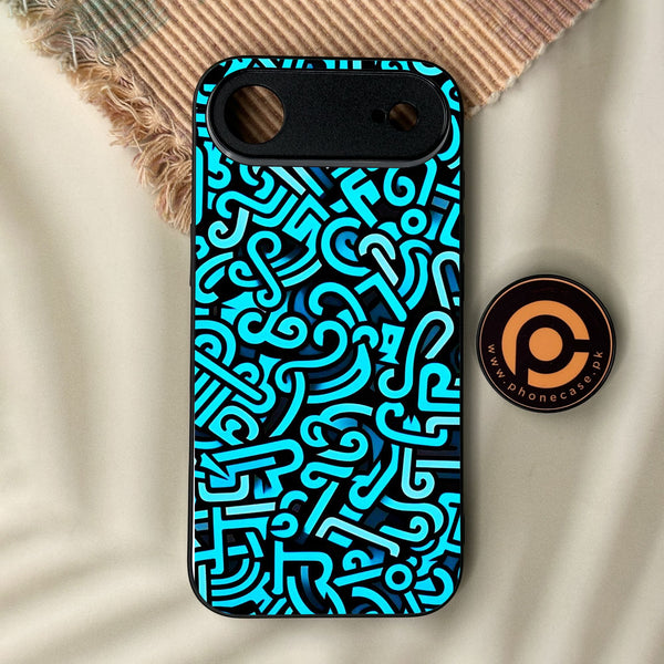 iPhone Air - Doodle Design - Premium Metal Printed Soft Bumper Shock Proof Case