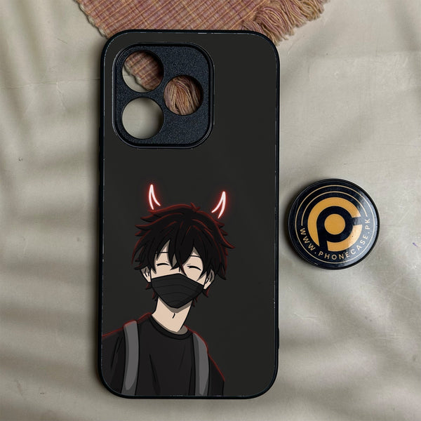 Honor 600 Lite - Anime Series Design 7 - Premium Metal Printed Soft Bumper Shock Proof Case