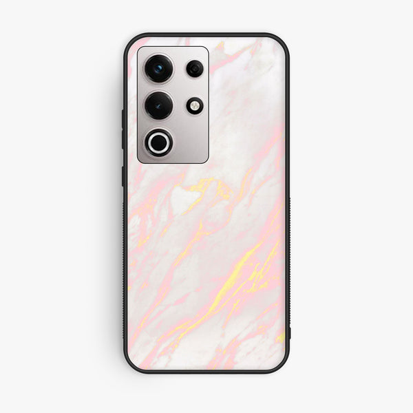 Itel S25 Ultra - Pink Design 7 - Premium Metal Printed Soft Bumper Shock Proof Case
