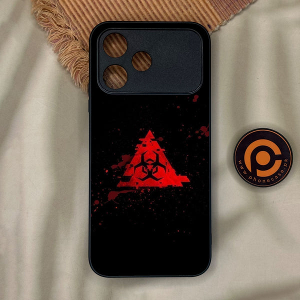 Oppo A6C - Biohazard Design 4 - Premium Metal Printed Soft Bumper Shock Proof Case
