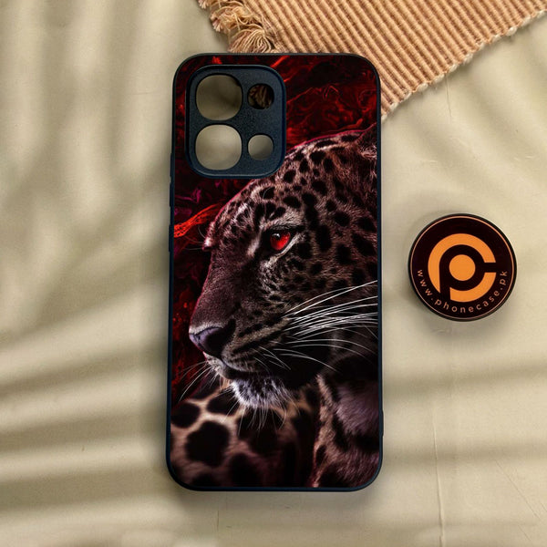 Oppo A6 Pro - Tiger Design 5 - Premium Metal Printed Soft Bumper Shock Proof Case