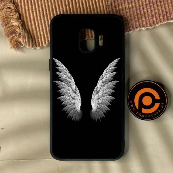 Samsung Galaxy J2 Core - Angel Wings Design 6 - Premium Metal Printed Soft Bumper Shock Proof Case