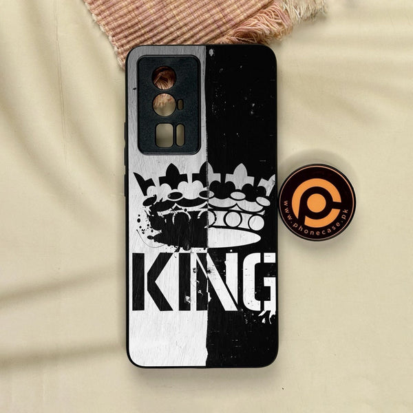 Xiaomi Redmi K60 Pro - King Design 7 - Premium Metal Printed Soft Bumper Shock Proof Case
