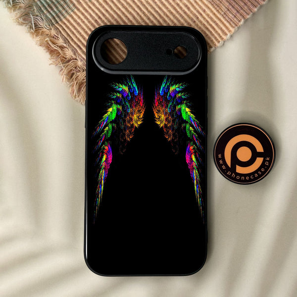 iPhone Air - Angel Wings Design 10 - Premium Metal Printed Soft Bumper Shock Proof Case