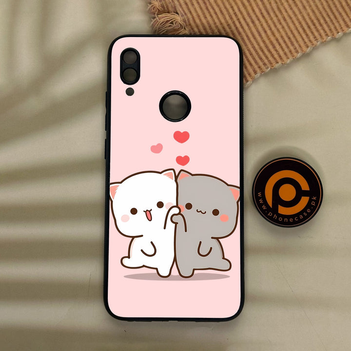 Redmi Note 7 - Cute Bubu Dudu Design 6 - Premium Metal Printed Soft Bumper Shock Proof Case