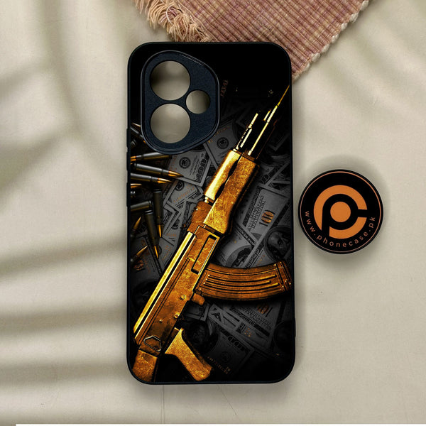 Honor 400 - Dollar Design 6 - Premium Metal Printed Soft Bumper Shock Proof Case