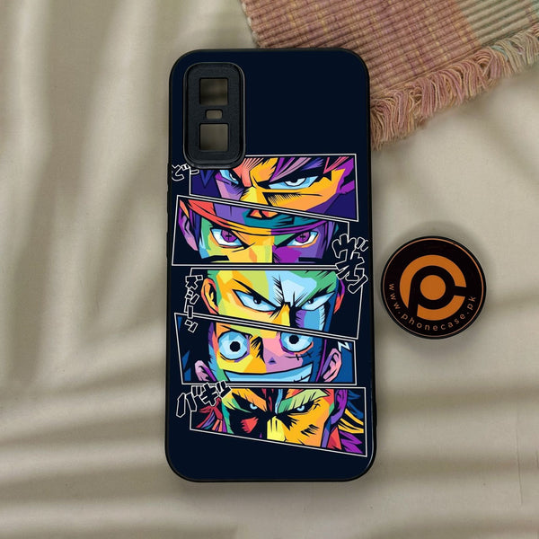 Infinix GT 30 Pro - Anime 2.0 Design 8 - Premium Metal Printed Soft Bumper Shock Proof Case