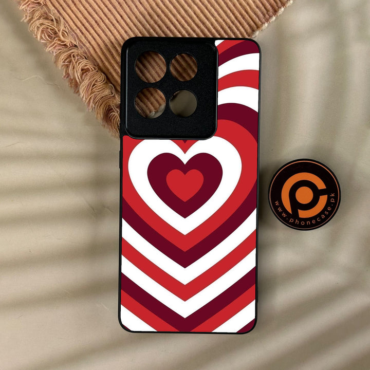 Motorola Moto G86 - Heartbeat Design 5 - Premium Metal Printed Soft Bumper Shock Proof Case