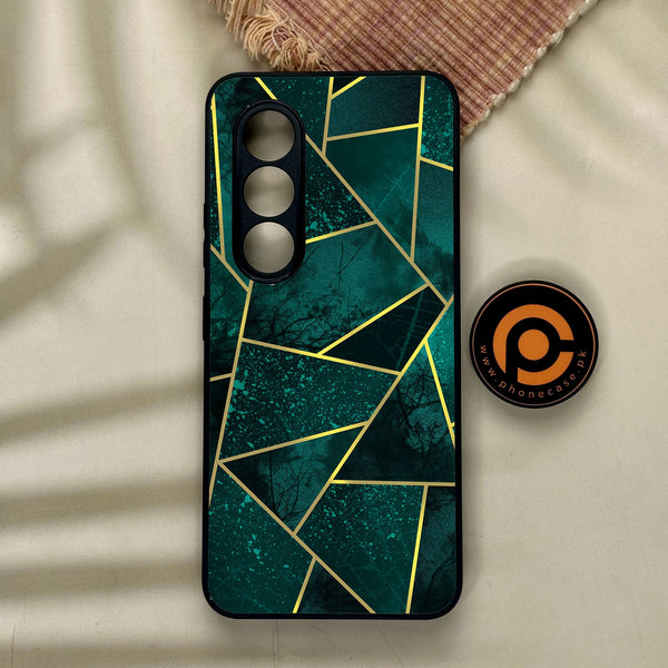 Itel S25 - Geometric Design 9 - Premium Metal Printed Soft Bumper Shock Proof Case