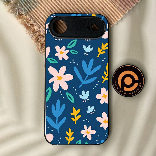iPhone Air - Colorful Flowers - Premium Metal Printed Soft Bumper Shock Proof Case