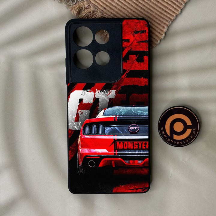 Motorola Moto G75 - Speed Shift Racing Car - Premium Metal Printed Soft Bumper Shock Proof Case