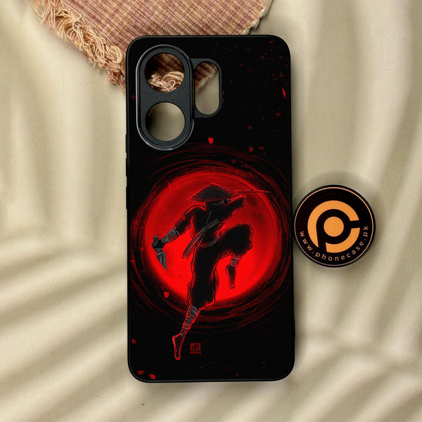 Vivo V60 - Ninja Design 5 - Premium Metal Printed Soft Bumper Shock Proof Case