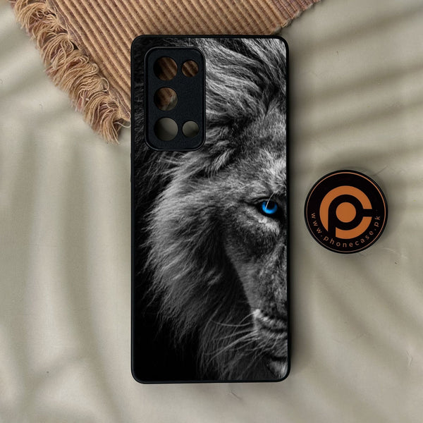 Oppo Reno 6 Pro Plus - Tiger Design 8 - Premium Metal Printed Soft Bumper Shock Proof Case