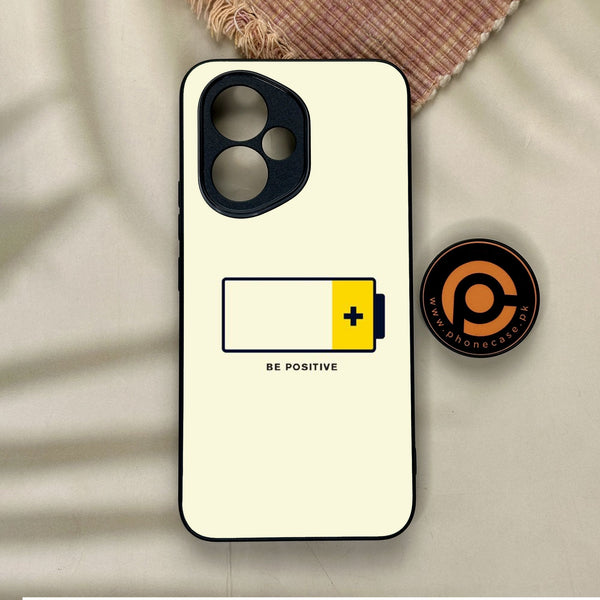 Honor 400 - Be Positive Design - Premium Metal Printed Soft Bumper Shock Proof Case