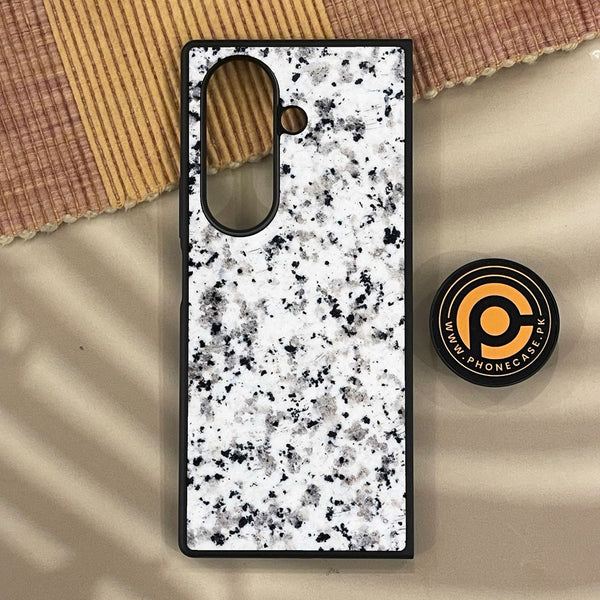 Samsung Galaxy Z Fold 8 - White Design 9 - Premium Metal Printed Soft Bumper Shock Proof Case