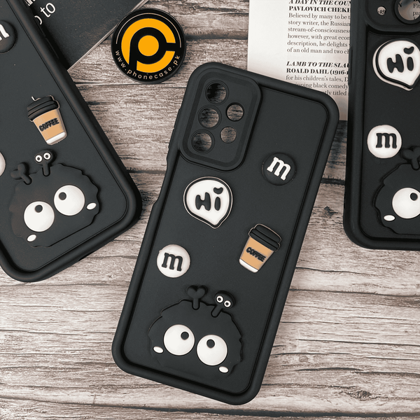 Samsung Galaxy A33 Cute 3D Briquette m&m icons Liquid silicon Case