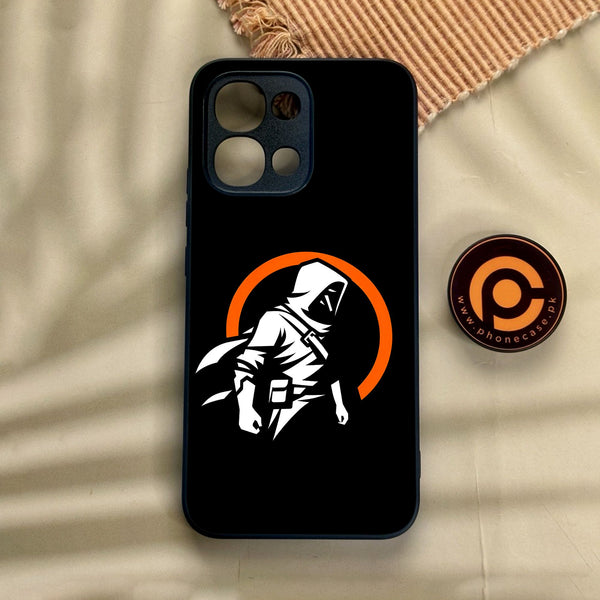 Oppo A6 Pro - Minimalistic Design 7 - Premium Metal Printed Soft Bumper Shock Proof Case