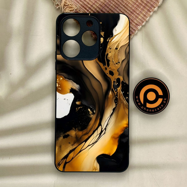 Realme Note 70 - Liquid Design 10 - Premium Metal Printed Soft Bumper Shock Proof Case