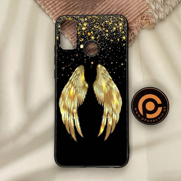 Honor 9X Lite - Angel Wings Design 1 - Premium Metal Printed Soft Bumper Shock Proof Case