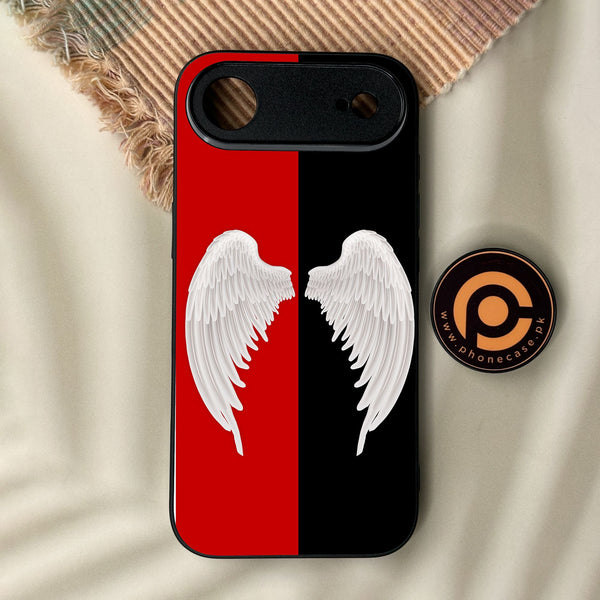 iPhone Air - Angel 2.0 Design 4 - Premium Metal Printed Soft Bumper Shock Proof Case