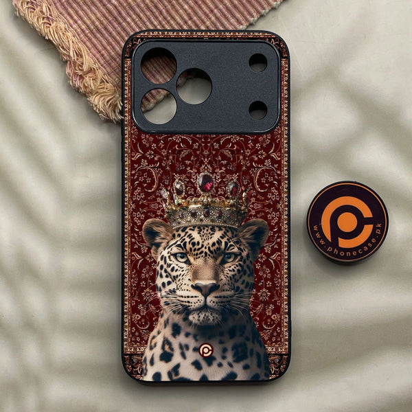 Tecno Spark 50 - Leopard - Premium Metal Printed Soft Bumper Shock Proof Case