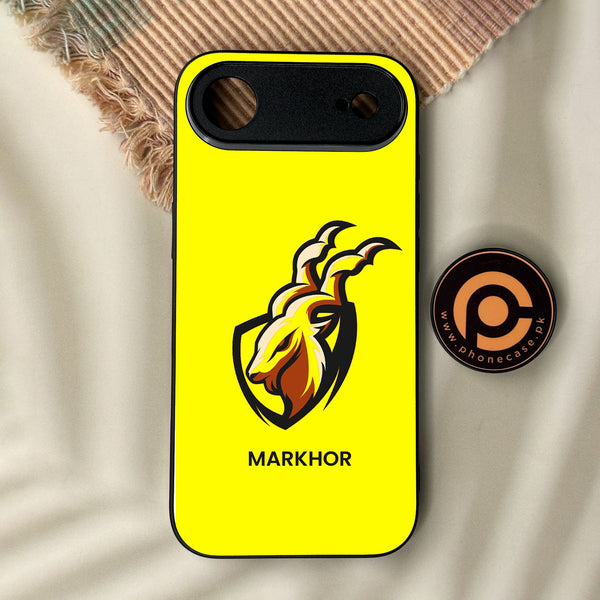 iPhone Air - Markhor Design 8 - Premium Metal Printed Soft Bumper Shock Proof Case