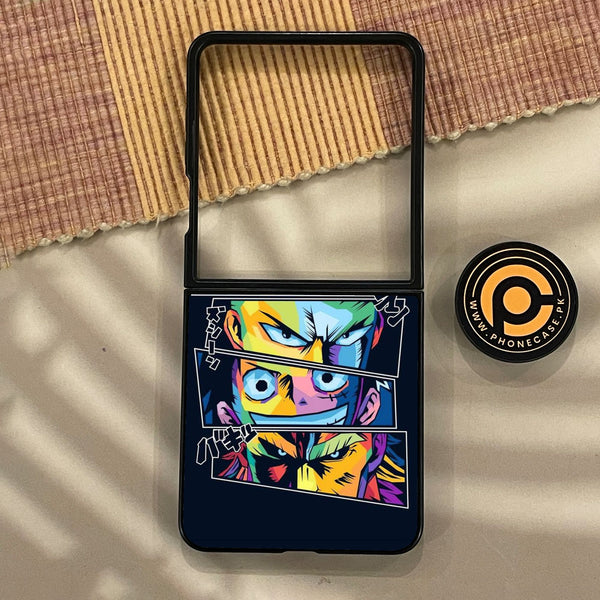 Samsung Galaxy Z Flip 8 - Anime 2.0 Design 8 - Premium Metal Printed Soft Bumper Shock Proof Case