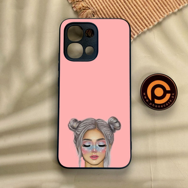 Oppo A6 Pro - Anime Girls Design 4 - Premium Metal Printed Soft Bumper Shock Proof Case