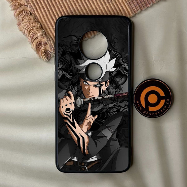 Motorola Moto G7 Plus - Anime 2.0 Design 1 - Premium Metal Printed Soft Bumper Shock Proof Case
