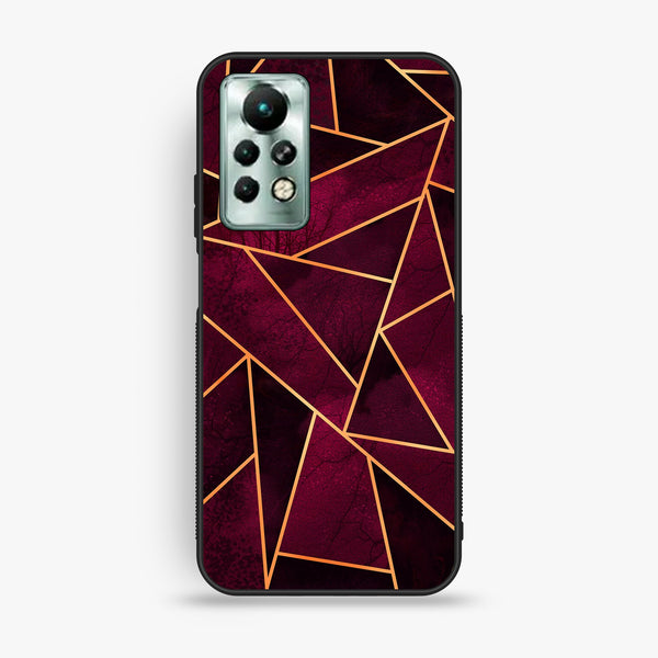 Infinix Note 11 Pro - Geometric Design 4 - Premium Metal Printed Soft Bumper Shock Proof Case