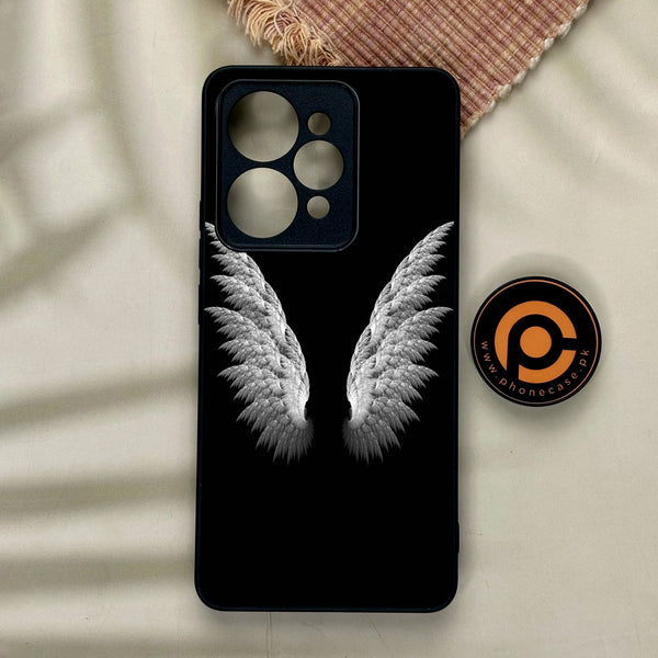 Realme 15 - Angel Wings Design 6 - Premium Metal Printed Soft Bumper Shock Proof Case