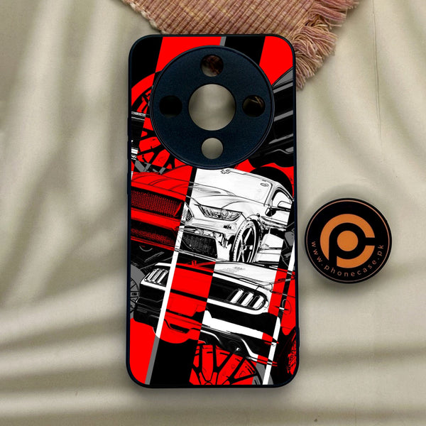 Honor x9d - Racing Series 2.0 Design 6 - Premium Metal Printed Soft Bumper Shock Proof Case